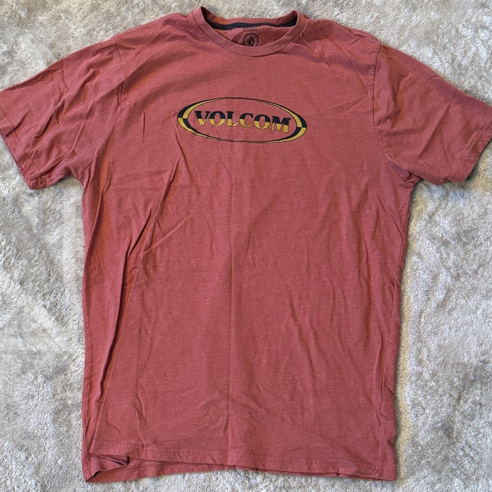 Volcom Men's Brick Red Tee